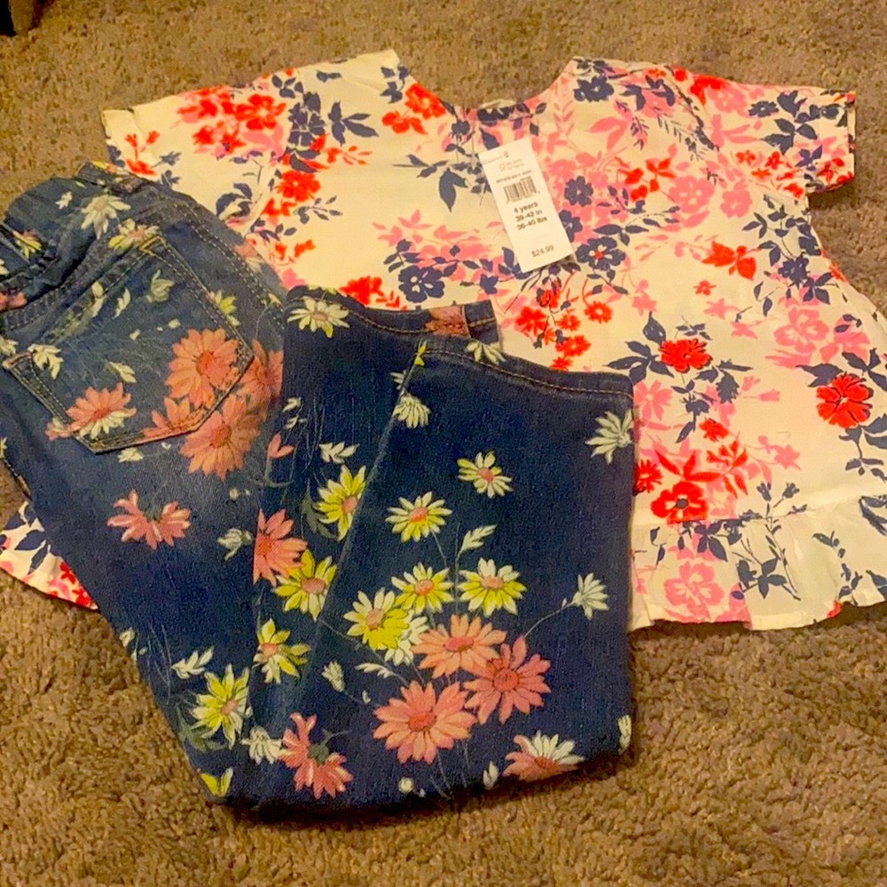 GAP GIRLS 2/PIECE PANT &SHIRT